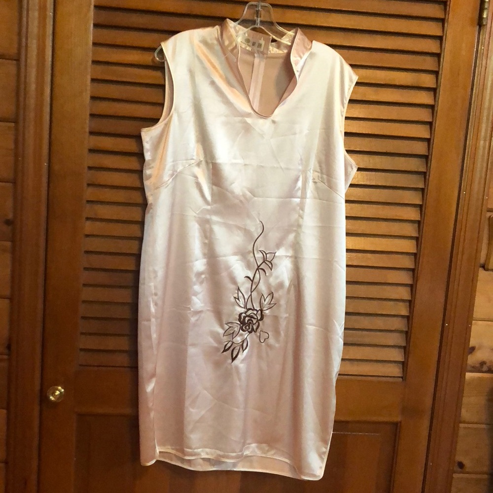SALE 🔥Pink Satin Dress